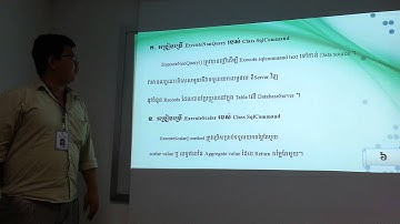 Advanced C#: Data Command and Data Reader, Method Execute Presentation by Mr. Chhour Tychhay