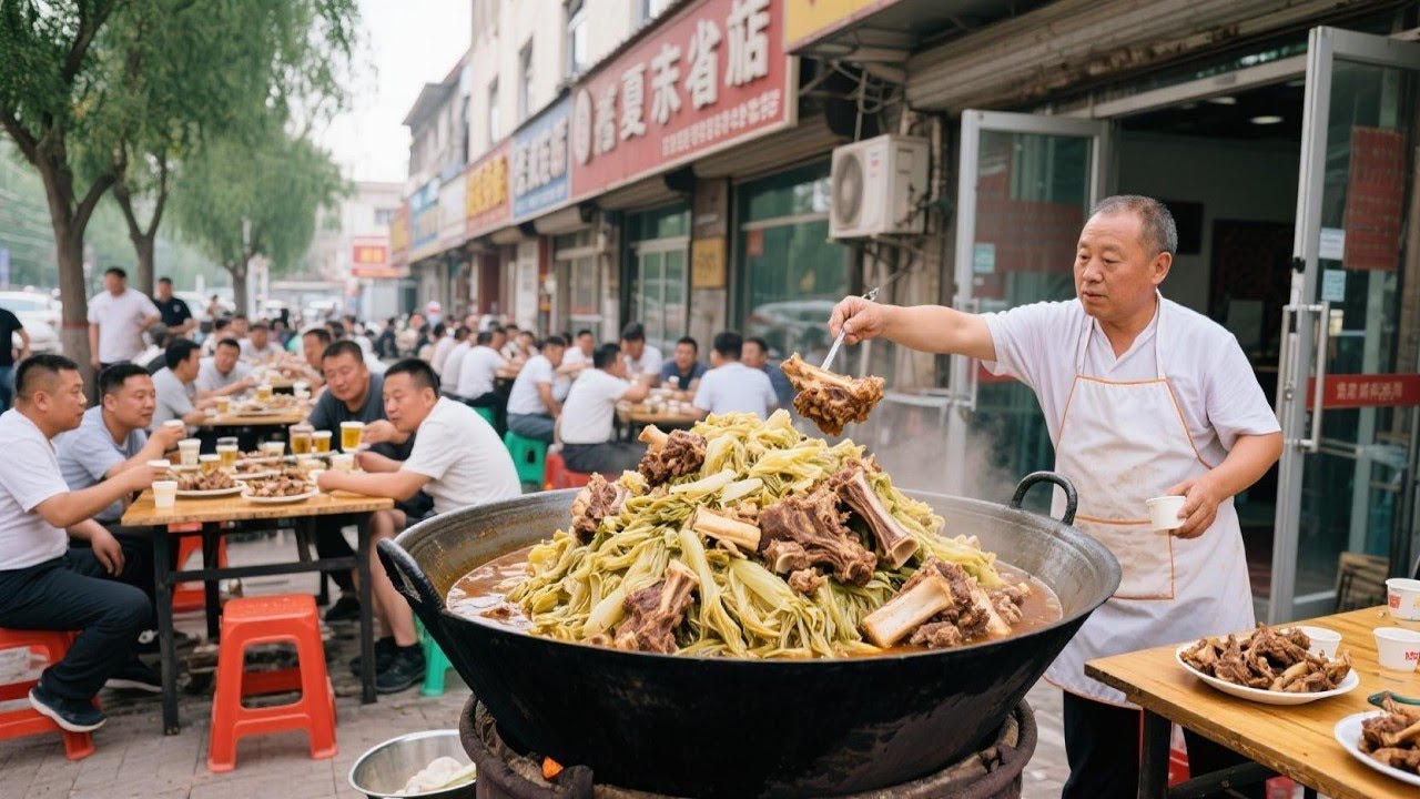 东北最好吃的一道菜，起步价20元开门就排队 50块钱半锅菜半锅肉，除了不让喝酒没毛病【舟小九】