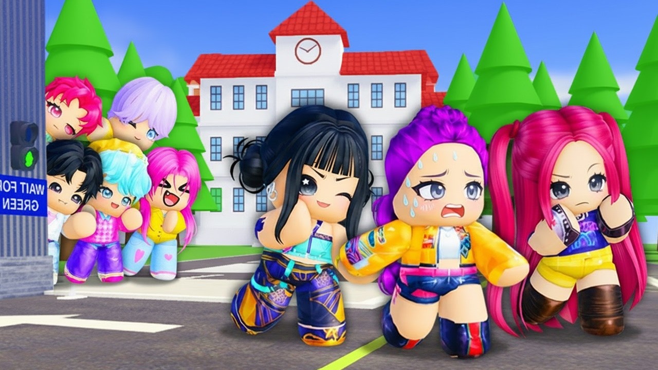 RUN! Baby Rumi, Zoey & Mira vs 5 DEMON BROTHERS! 😱 (Kpop Demon Hunters)