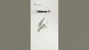 Eagle 🦅 Signature | Salman Signature Style | Signature Design | Signature Ideas #signature #shorts