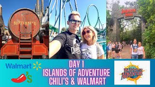 ISLANDS OF ADVENTURE | CHILI’S | WALMART VLOG