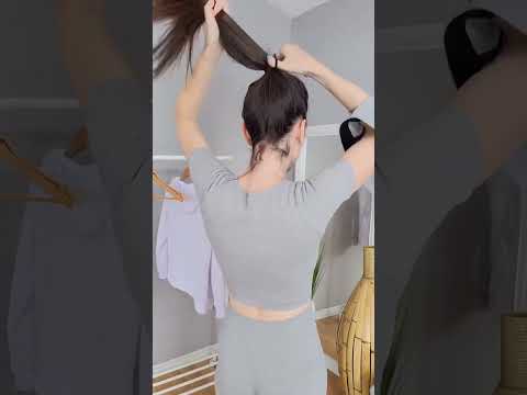 Літня кепка з отвором для волосся Ponyback, чорна, видео 1