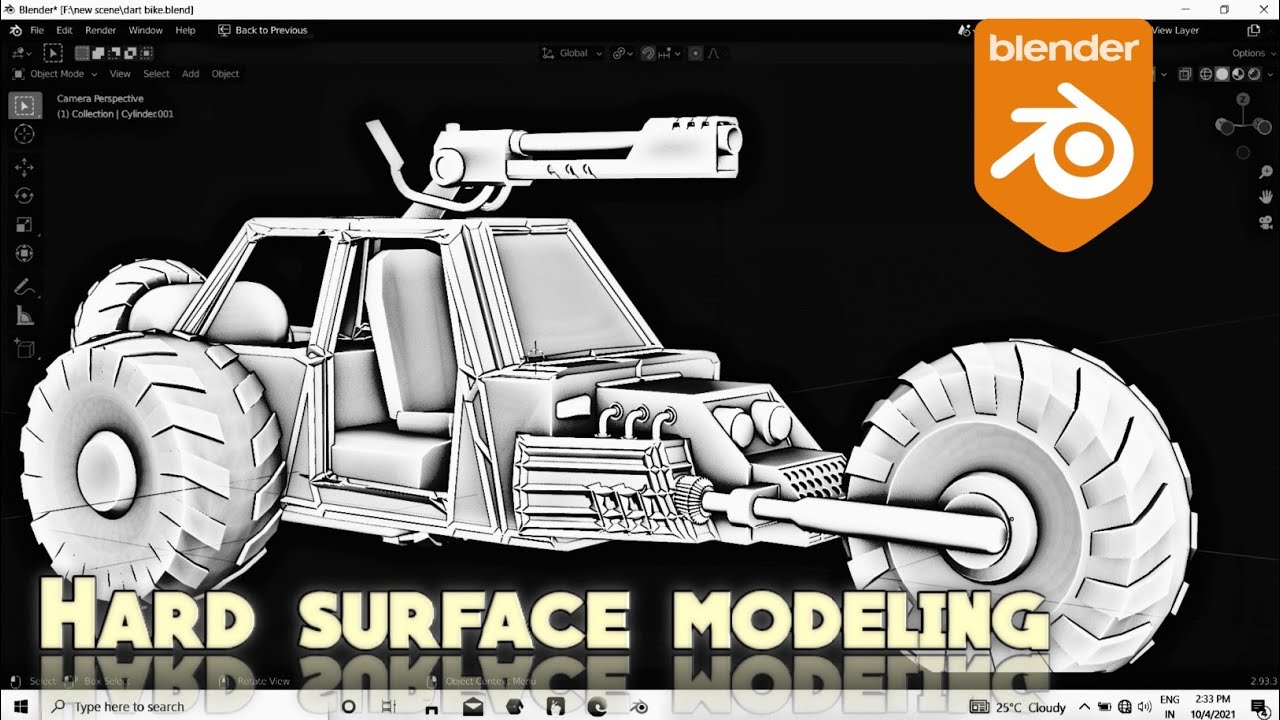 Beginner Hard Surface Modeling Tutorial in Blender - YouTube