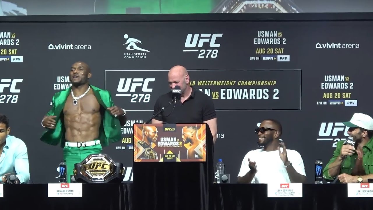 It's just FUNNY! Press Conference UFC 278