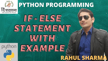 Python Tutorial for Beginners | If-Else Statement in Python in easy way (Hindi) | VRpathshala