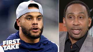 Jerry Jones wouldn’t treat Tony Romo like he is treating Dak Prescott – Stephen A. | First Take