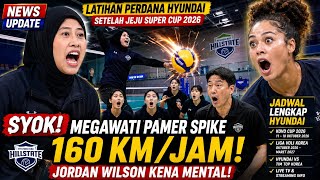 SHOCK🔥‼️MEGAWATI SHOWS OFF 160 KM/HOUR SPIKE⁉️JORDAN WILSON GOT MENTAL! Training After Jeju Super...