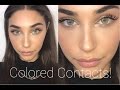 COLORED CONTACTS TRY ON & REVIEW!! SOLOTICA (DISCOUNT CODE) || Chantel Jeffries