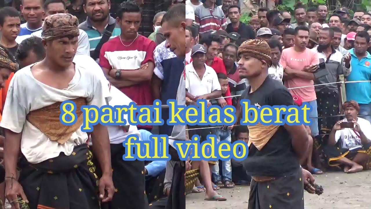 Spesial delapan partai kelas berat || tinju adat masu soa 2022 ||