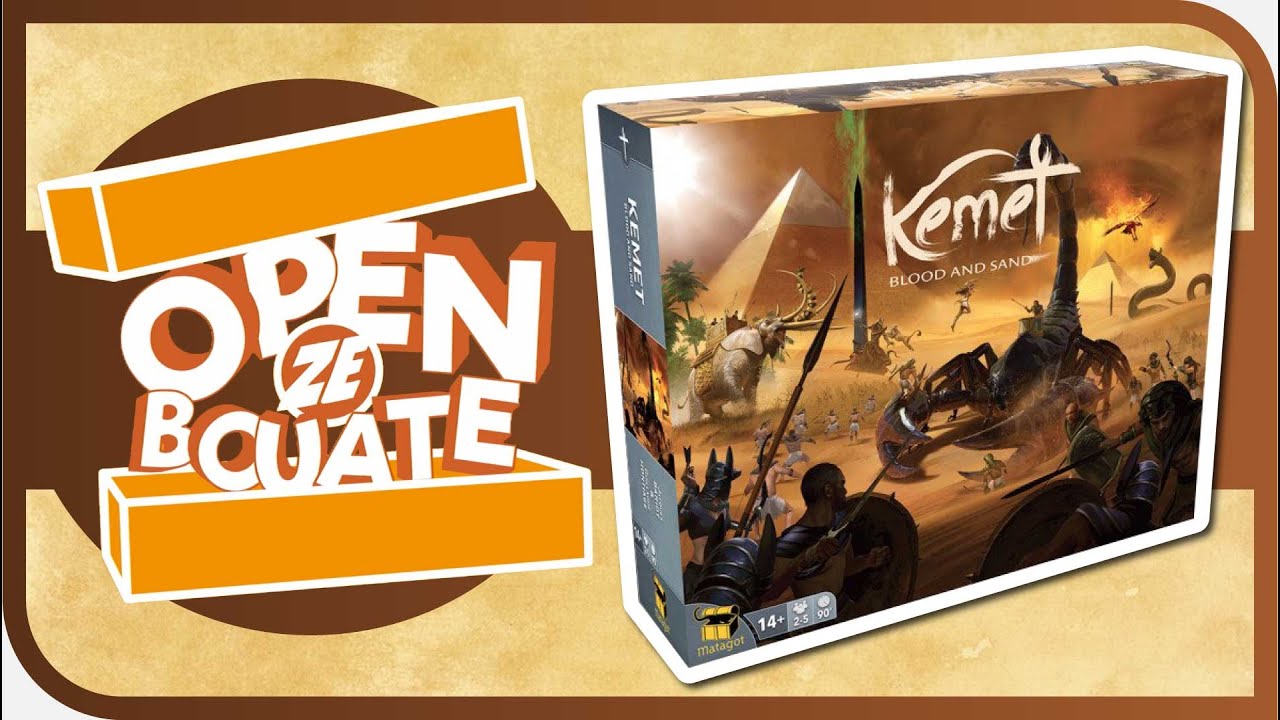 Kemet : Blood and Sand - Unboxing