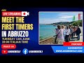 Meet the first timers in Abruzzo