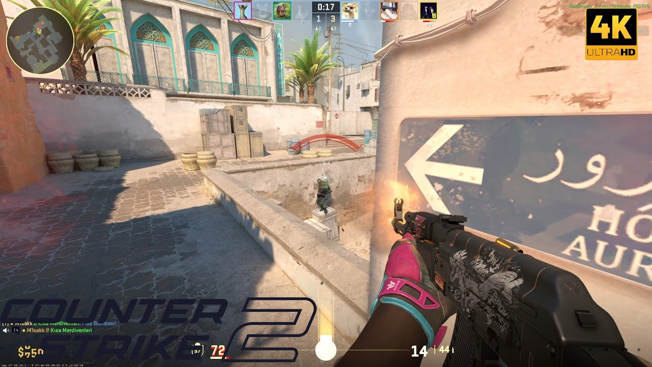 Counter Strike 2 Premier Gameplay 4K (No Commentary)