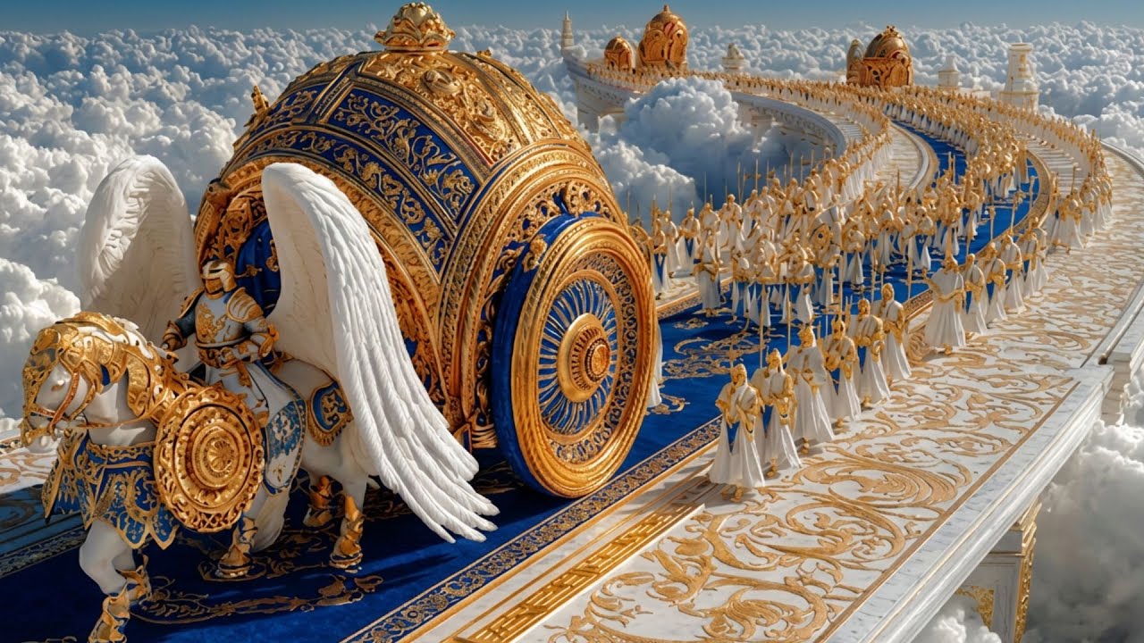 Golden Realms Beyond the Sky | A Divine Dream Journey