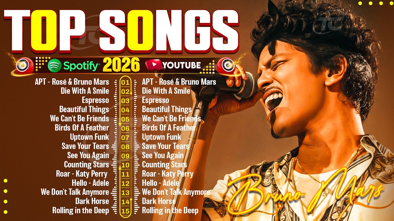 Top Hits 2026 ✨ Ed Sheeran, Selena Gomez, Justin Bieber,The Weeknd, Bruno Mars,Rihanna, Shawn Mendez