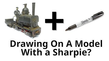 Building an O9 Model of an 18" Gauge Works Loco from the Springside Models Kit: Sharpie Time!