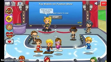 *Fantage* How to go on the runway while hosting.