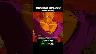 Giant Piccolo Meets Krillin Super Hero