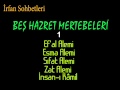 Beş Hazret Mertebeleri (Hazarati Hamse- Ef'al, Esma, Sıfat, Zat, İnsanı Kamil) - 1 / 7