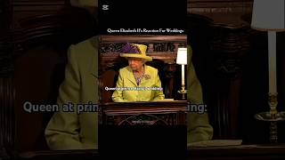 Queen Elizabeth II's Reaction For Weddings 👑 | #queen #elizabethii #reactions #meganmarkle #wedding