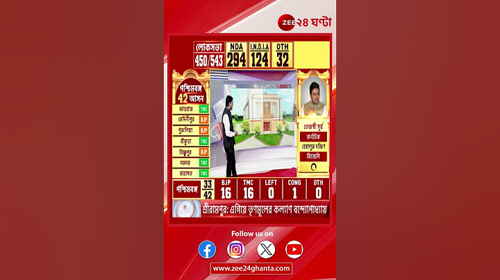 Lok Sabha Election Result 2024: ১৫৯ আসনে এগিয়ে NDA | Zee 24 Ghanta