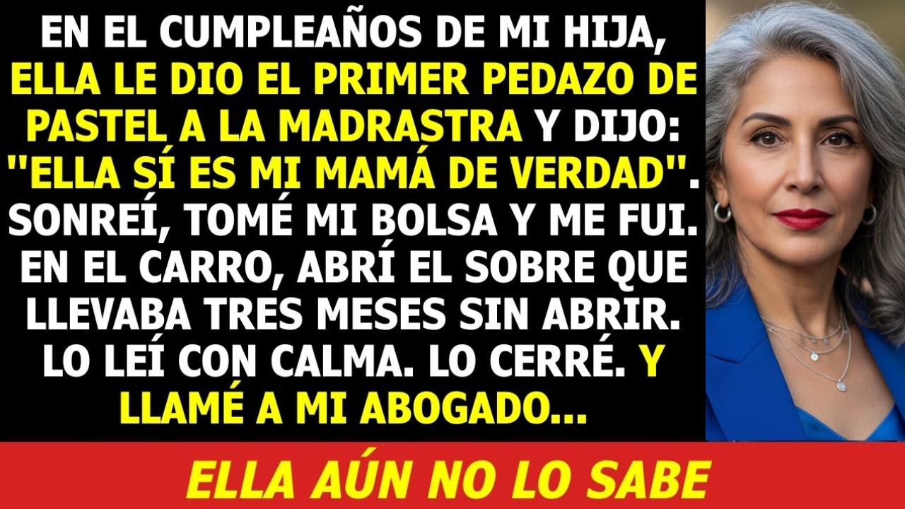 Mi Hija le Dio el Primer Pedazo a la Madrastra y Dijo: 