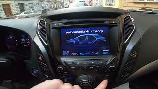 How to Enter and Manage Climate Control Menu in Hyundai i40 ( 2011 – 2019 )