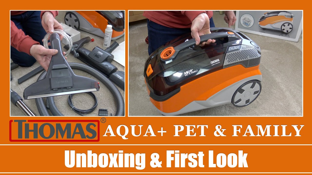 Thomas Aqua+ Pet & Family Stiftung Warentest Thomas Aqua Plus Pet & Family Multipurpose Vacuum Cleaner Unboxing