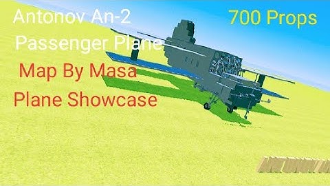 Antonov An-2 Passenger Plane ( Simple Sandbox 2 )  { Build Showcase } #simplesandbox2build