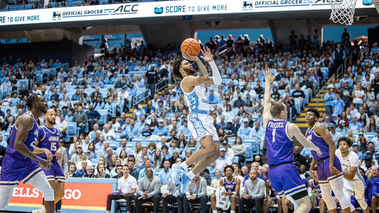 Video: Armando Bacot, R.J. Davis Lead UNC Past James Madison, 80-64 - Highlights