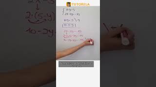Solve x + y = 5 & 2x - 3y = -15 Using Substitution #Math #SystemOfLinearEquations