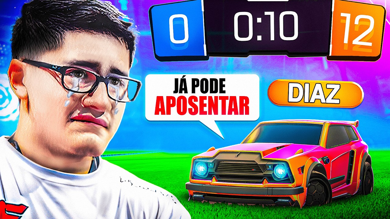 Diaz Rlcs esse GRINGO zombou do DIAZ... E ELE FOI HUMILHADO AO VIVO NO ROCKET ...