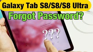 Forgot Password or Pin on Galaxy TAB S8 / S8+ / S8 Ultra screenshot 5