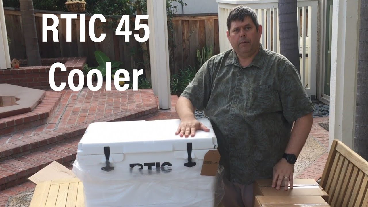 RTIC 45 cooler unboxing 