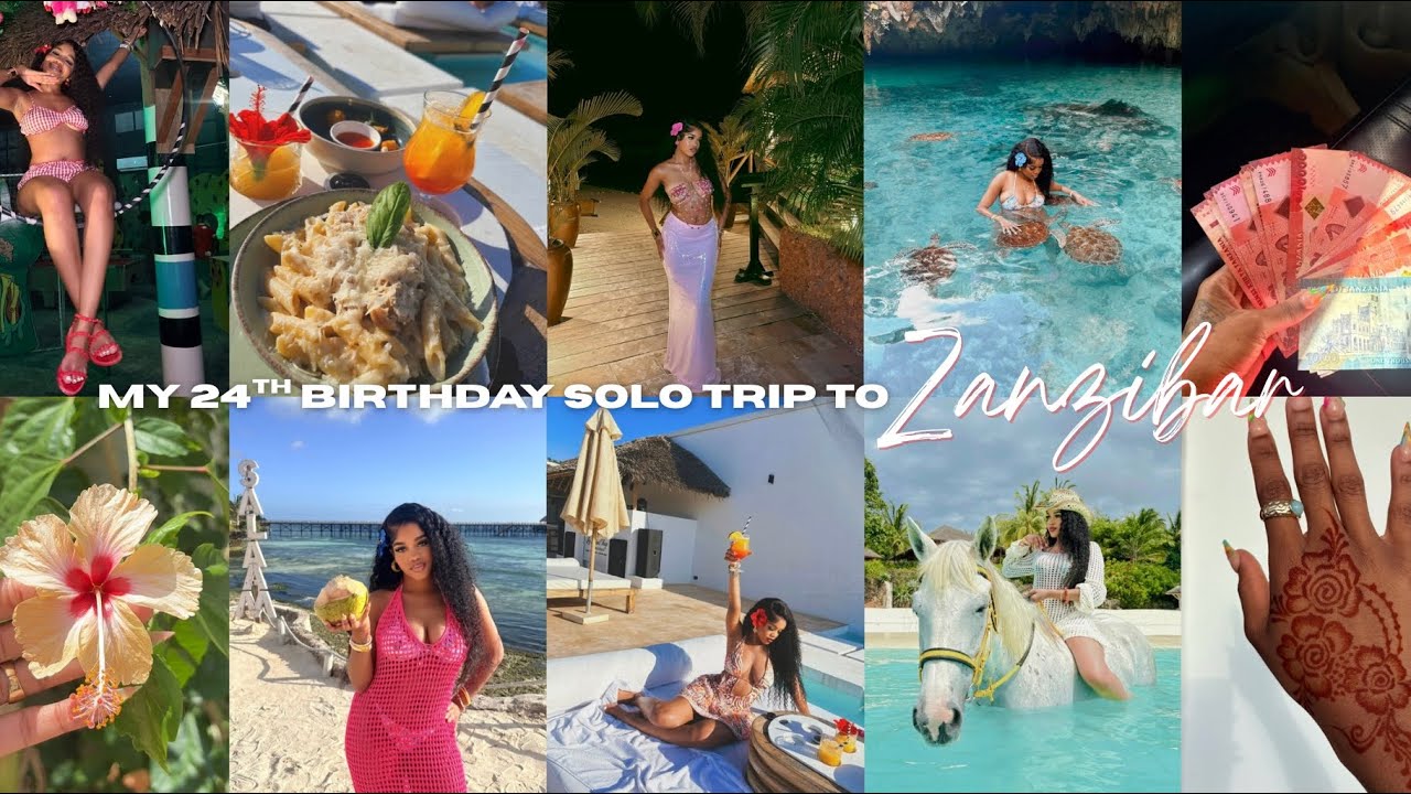 МОЙ 24-Й ДЕНЬ РОЖДЕНИЯ: ОДИНОЧНАЯ ПОЕЗДКА НА ЗАНЗИБАР🇹🇿 | Верховая езда, морские черепахи, клуб и...