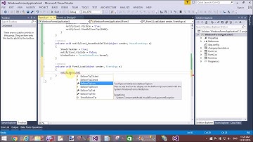 System Tray Icon, NotifyIcon Control example in windows form c#