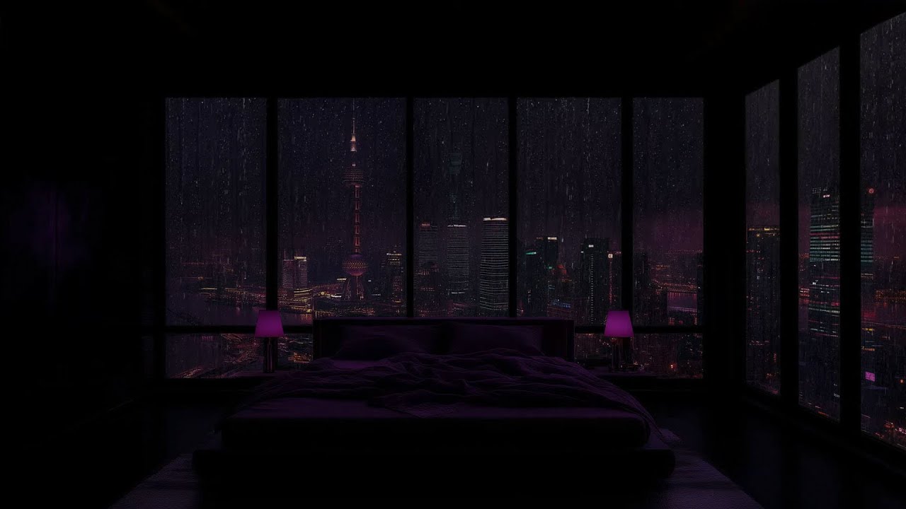Sleep Fast in 5 Minutes 😴 No Ads | Cozy NYC Rain at Night 🌧️ Heavy Tin Roof Rain & Thunder Ambience