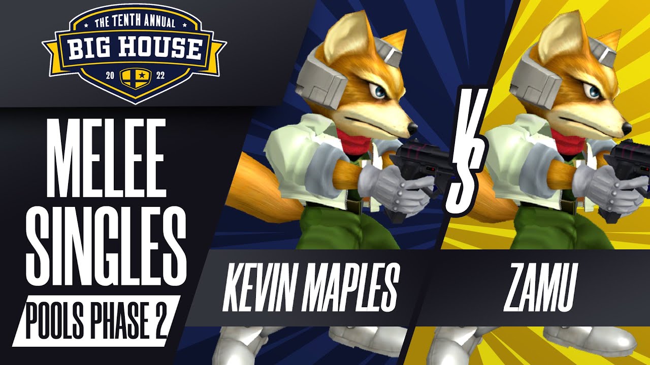 Kevin Maples vs Zamu Melee Singles Pools LQF The Big House 10 Fox