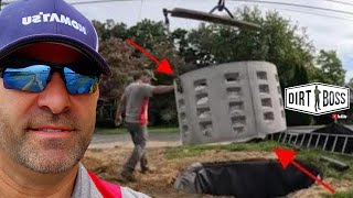 Drywell Installation Tutorial! Colonie NY Full Tutorial Dry Well To A Leach Field