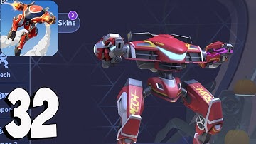 Mech Arena: Robot Showdown - Gameplay Walkthrough Part 32 - PANTER STASIS BEAM 16(iOS,Android)