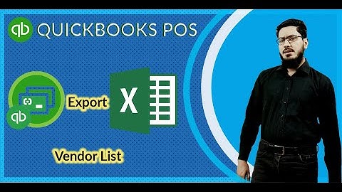 QuickBooks Lesson 36 || How to Export Vendor List from QuickBooks POS Software || Export into Excel