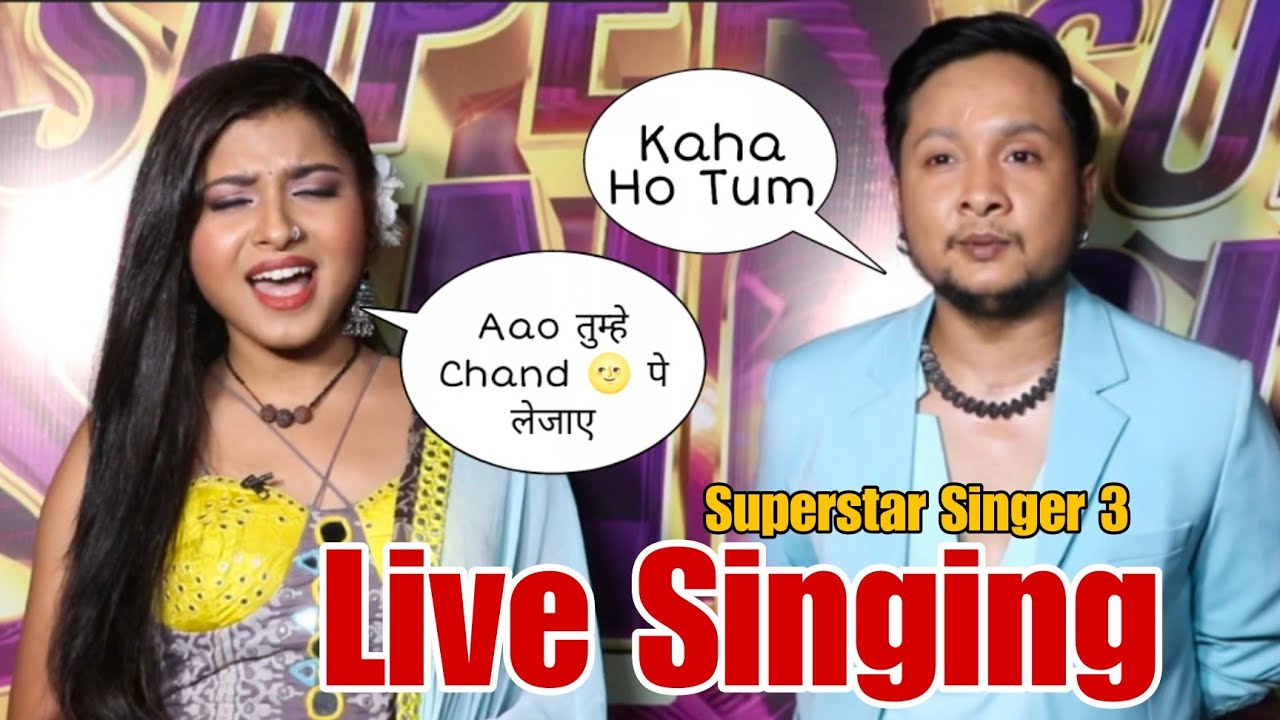 Pawandeep Rajan Vs Arunita Kanjilal Live Singing At Superstar Singer ...