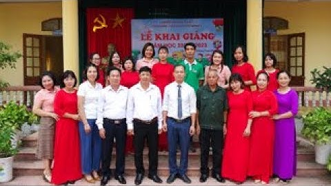 Lễ khai giảng năm học 2022-2023 trường tiểu học Chí Minh 1-Khu B