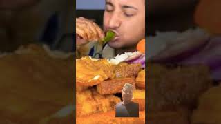 mutton khane ki video mutton food challenge rice curry spicy viral video shorts 8