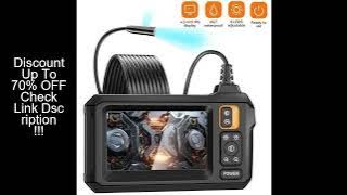 Industrial Endoscope Camera 8mm HD1080P 4.3inch IPS Screen 1080P Pipe Inspection Camera for Car Repa