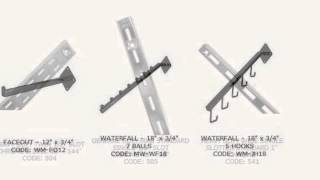 Wall Mount - Fitting Room Hooks, Waterfalls, Faceouts & much more