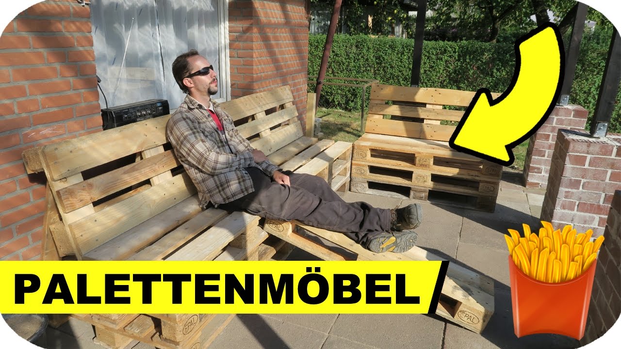 Paletten sofa selber bauen anleitung youtube