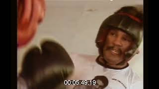 RARE  Roberto duran sparring and heavy bag training 💪