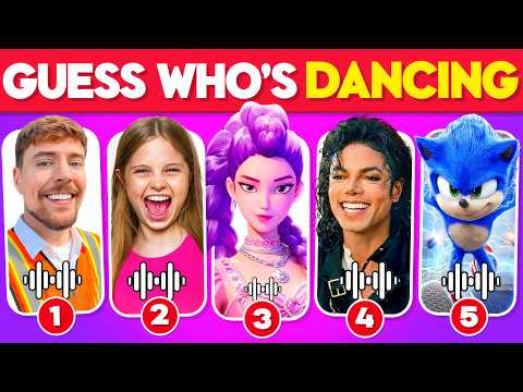 🔥 GUESS WHO’S DANCING ? 💃🎵 Who Dances Better ?🔥 K-pop Demon Hunters, Michael Jackson, Salish Matter