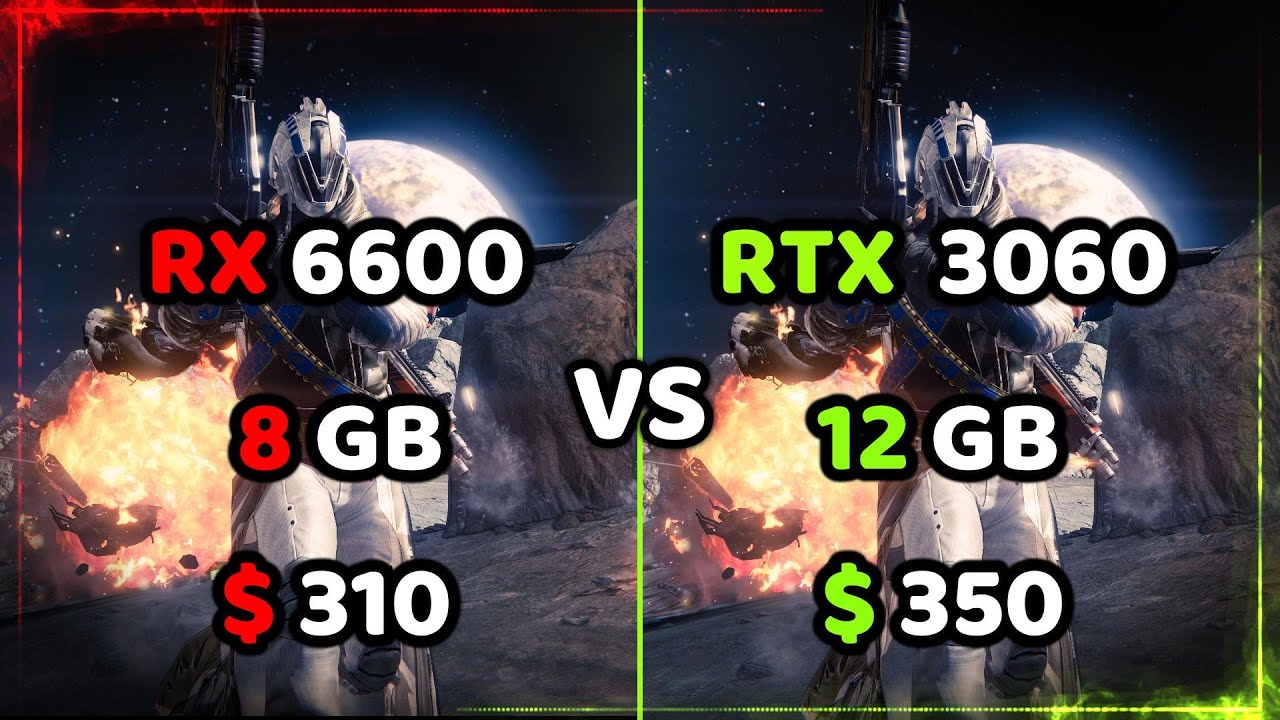 RX 6600 vs RTX 3060 - Test in Top 10 Games - 2023 - YouTube