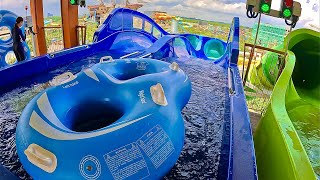 The Twin Turbo Water Slide at SplashMania Waterpark